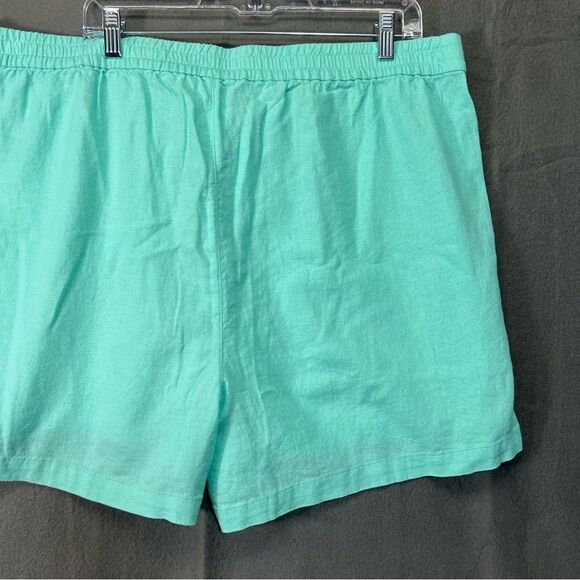XXL NWT J. Crew Mint green spring shorts Linen-blend drawstring short - Picture 9 of 14